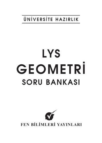 Fen Bilimleri LYS Geometri Soru Bankası 2017-18