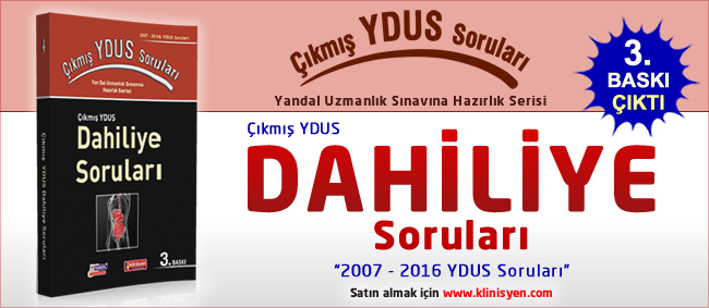 Çıkmış YDUS Dahiliye Soruları Kitabı