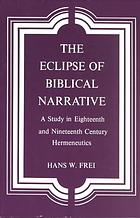 The eclipse of Biblical narrative.