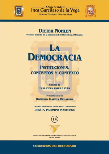 La democracia. Instituciones, conceptos y contexto