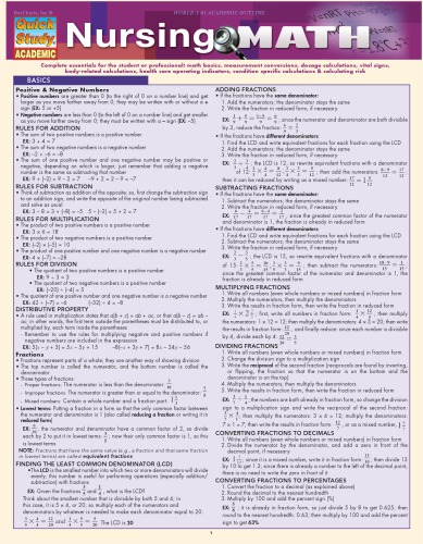 Nursing Math