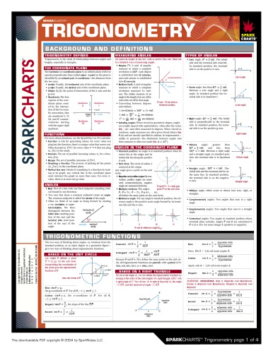 Trigonometry (SparkCharts)