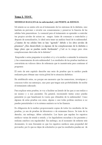 Capítulo 2. Diabetes Solution
