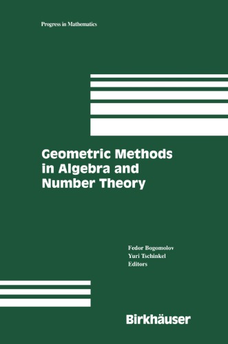 Geometric methods in algebra and number theory