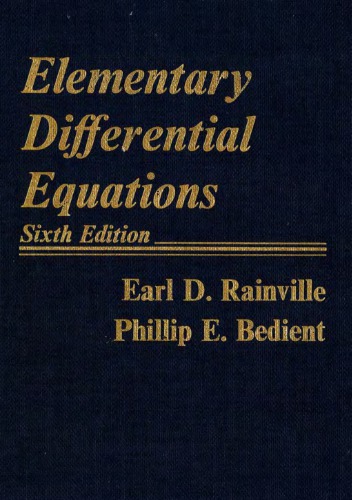 Elementary differential equations