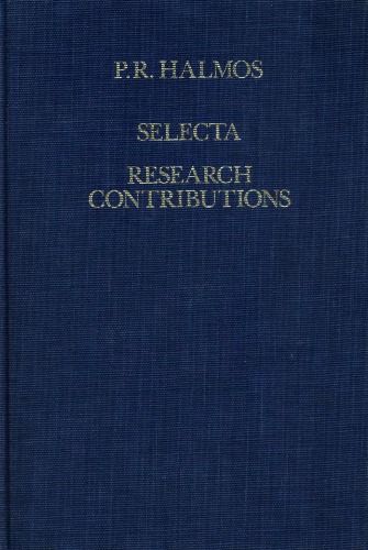 Selecta 1. Research contributions