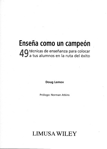 Enseña como un campeón