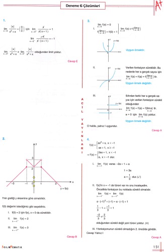 Acil LTİ Deneme 6 Çözümler