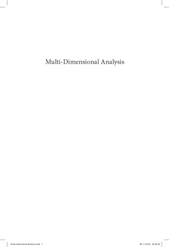 Multi-Dimensional Analysis: Research Methods And Current Issues