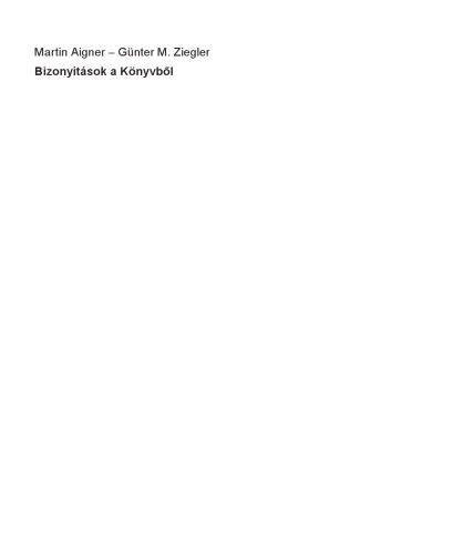 Bizonyítások a Könyvből