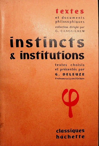 Instincts et institutions