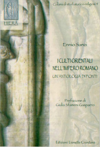 I culti orientali nell’Impero romano. Un’antologia di fonti