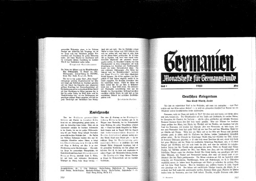 Ahnenerbe - Germanien 1940 - Hefte 5 und 6