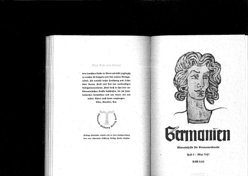 Ahnenerbe - Germanien Heft 5_Mai 1941