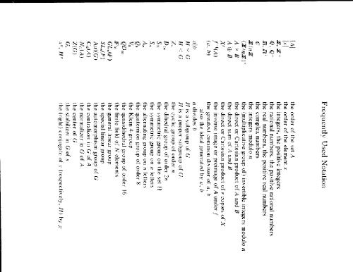 Abstract Algebra