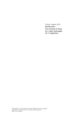 Bioinformatics: From Genomes to Drugs