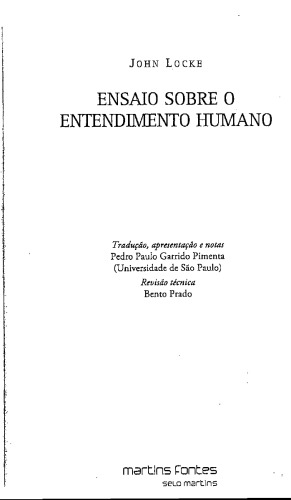 Ensaio sobre o entendimento humano