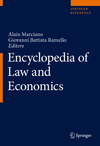 Encyclopedia of Law and Economics