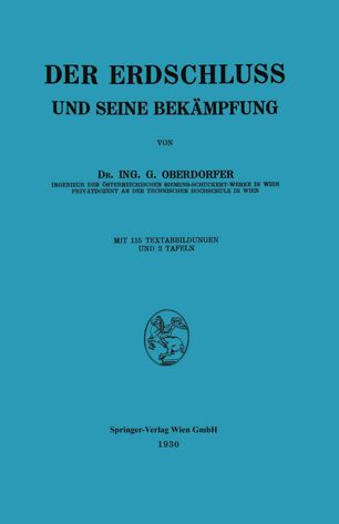 Der Erdschluss und Seine Bekämpfung