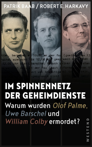 Im Spinnennetz der Geheimdienste: Warum wurden Olof Palme, Uwe Barschel und William Colby ermordet?