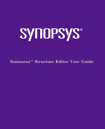 Sentaurus Structure Editor