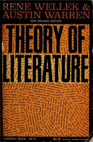 Theory of literature.