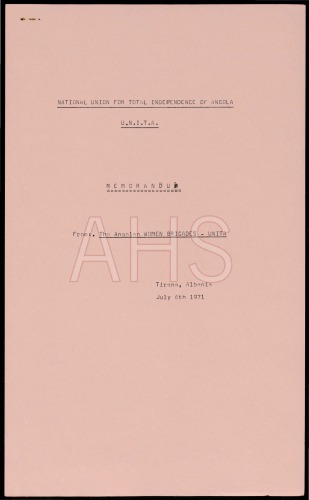 Memorandum