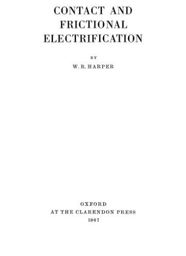 Contact and Frictional Electrification