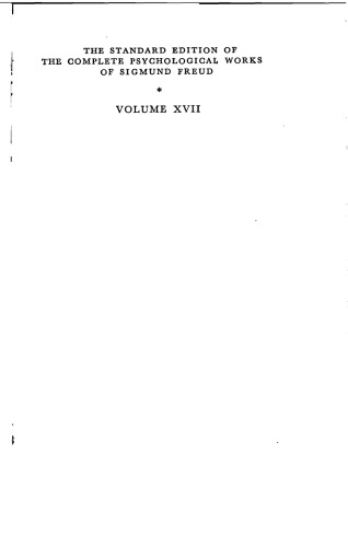 Standard Edition of the Complete Psychological Works of Sigmund Freud