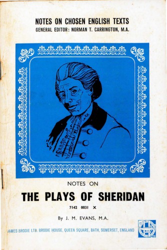 Notes on The Plays of Sheridan