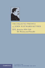 Activities 1914-1919: The Treasury and Versailles