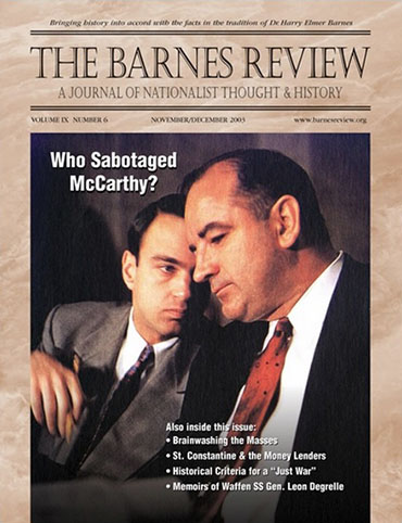 The Barnes Review, NOVEMBER/DECEMBER 2003