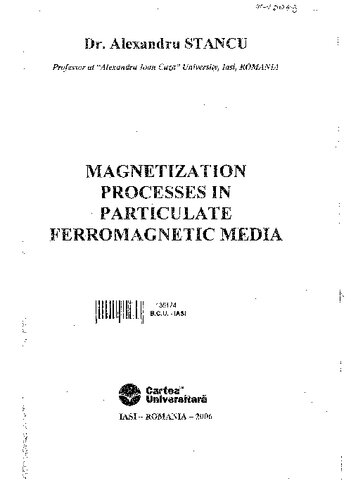 Magnetization processes in particulate ferromagnetic media