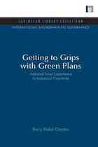 Getting to grips with green plans : national-level experience in industrial countries