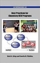 Best practices for chemistry REU programs
