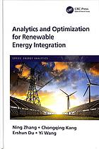Analytics and optimization for renewable energy integration