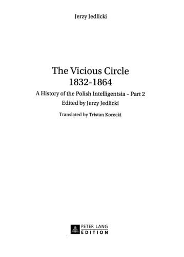 A History of the Polish Intelligentsia, Vol. 2: The Vicious Circle: 1832-1864