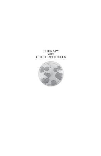 Therapy with cultured cells