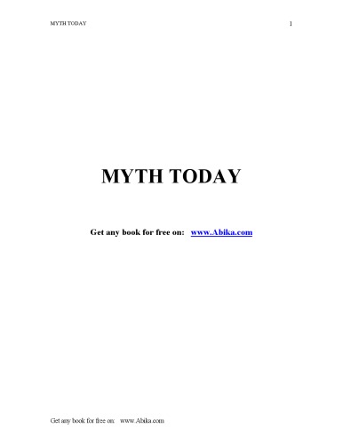 Myth today