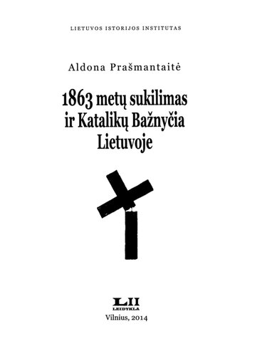 1863 metų sukilimas ir Katalikų Bažnyčia Lietuvoje