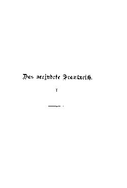 Das verjudete Frankreich. Erster Teil