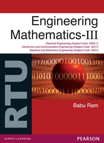 Engineering Mathematics-III : ( Subject Code: 3EX1, 3EC1, 3EE6.1) For RTU