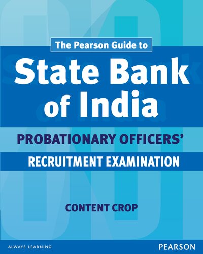 The Pearson Guide to State Bank of India Probationary Officers' Recruitment Examination