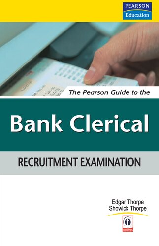 The Pearson Guide to the Bank Clerical Recruitment Examination
