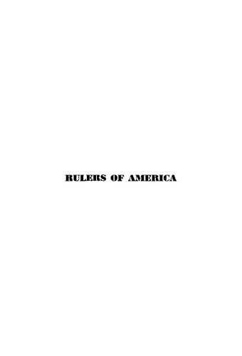 Rulers of America: A Study of Finance Capital