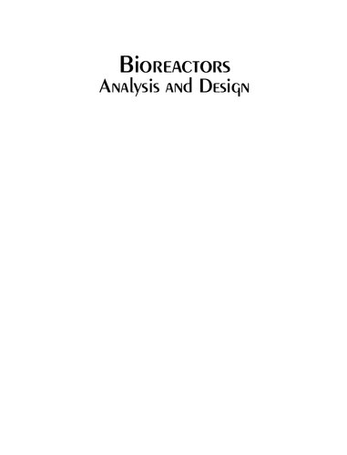 Bioreactors : analysis and design