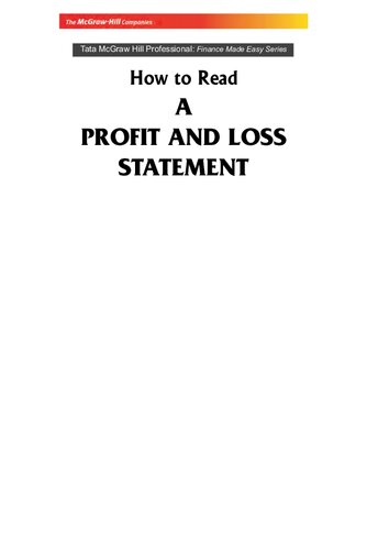 How To Read A Profit And Loss Statement