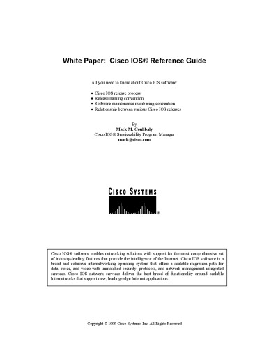 Cisco IOS Reference Guide