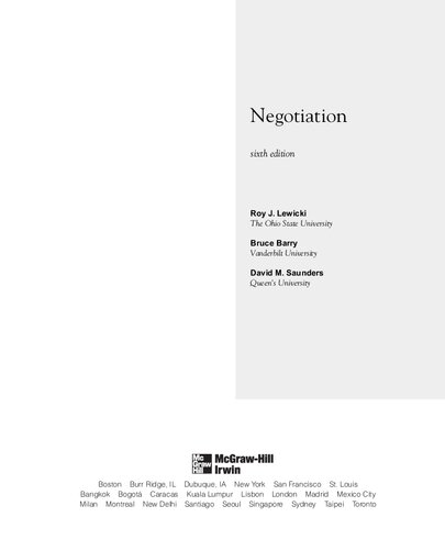 Negotiation