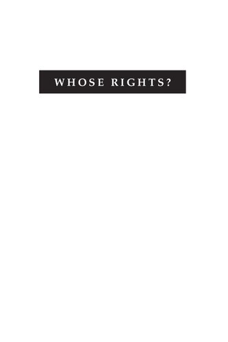 Whose Rights?: Counterterrorism and the Dark Side of American Public Opinion